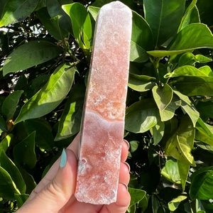 Pink Amethyst Tower - Deep Pink Hue